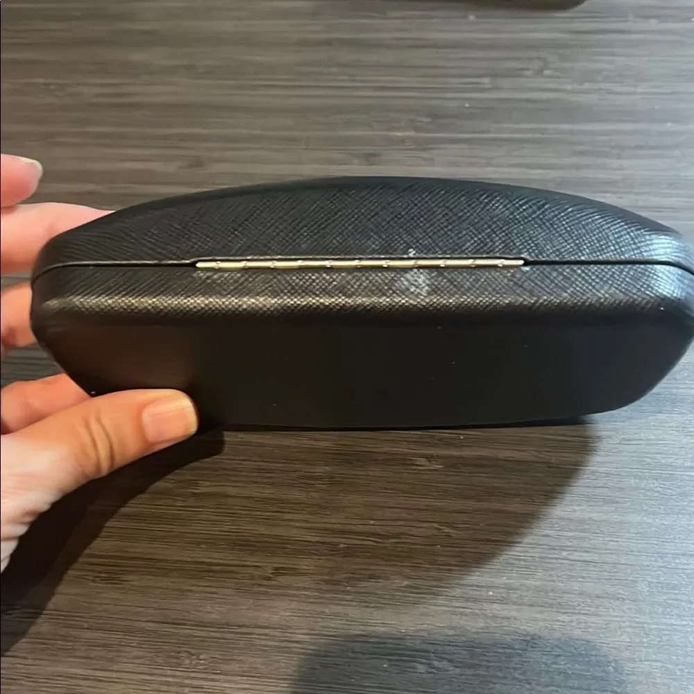 Salvatore Ferragamo Black Eyeglass Sunglass Case